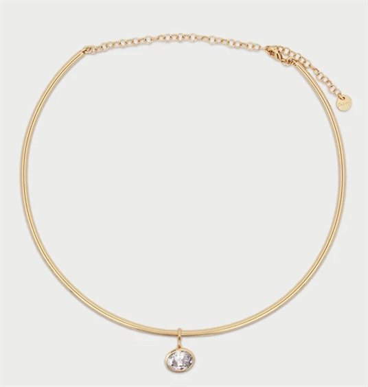 Collana Rue des Mille Donna in Lega metallica Cubic Zirconia GR-039 M1 AU - GR-039 M1 AU